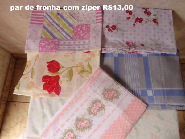par fronha grande com zíper Ref.0570