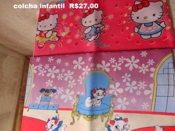colcha infantil personagem feminino 2 peças Ref.0580